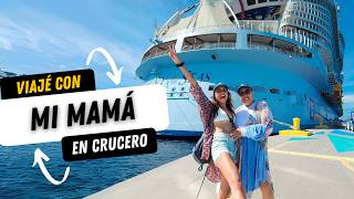 ¡Así es Viajar en uno de los CRUCEROS más GRANDES del MUNDO Viajé con mi mamá [upl. by Karie]