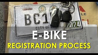 EBike Registration Process  Biñan Laguna First in Class [upl. by Kciredorb]