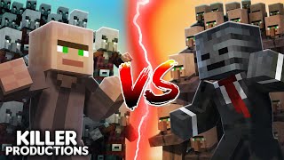 A VINGANÇA DO GROX  PILLAGERS VS VILLAGERS  SEAWATT ft GROXMC DUBLADO  MINECRAFT [upl. by Netsirhk]