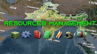 How to Manage Your Resources in Conflict of Nations World War 3 [upl. by Louth687]