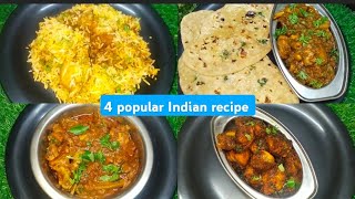 4 வகை எளிமையாக செய்யக்கூடிய சிக்கன் ரெசிப்பீஸ்4 POPULAR INDIAN RECIPE ININDIAN RECIPE [upl. by Kuster]