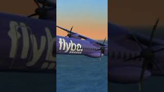 flybe flight 013 tfs plans go up planes go down plane planecrash tfshorts TeamNMG aviation [upl. by Antipus]