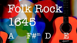 Folk Rock 1645 country folk backing track A major 90 bpm Have fun [upl. by Ailehc]