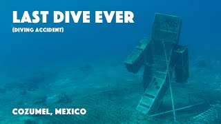 LAST SCUBA DIVE EVER • COZUMEL MEXICO • DIVING ACCIDENT • MINECRAFT [upl. by Rahas]