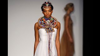 Kevan Hall SpringSummer RTW 2008 Africa A Safari  Los Angeles Fashion Week [upl. by Marjy]