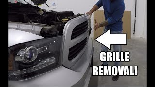 HOW TO  Remove the Grille on your RAM 1500 2500 3500  DIY [upl. by Wickner]