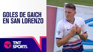 GOLES ⚽ de GAICH en San Lorenzo 🔵🔴 [upl. by Jimmie]