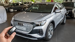 2022 Audi Q4 Sportback 40 etron 204hp  Sound amp Visual Review [upl. by Sirovaj]