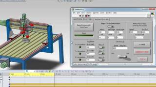 CoSimulation LabVIEW and SolidWorks  NI SoftMotion Module [upl. by Mavis838]