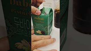 Korean convenience store drinks ASMR coffee Korean milk pistachio chocolate [upl. by Nairde]