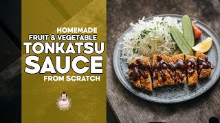 Homemade Tonkatsu Sauce  Easy Japanese Recipes [upl. by Alekim18]