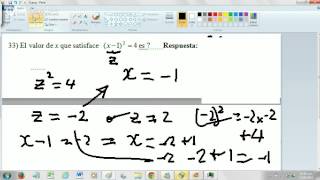 Preguntas modelo Matemática básica para pruebas de admisión 041115 [upl. by Eiuqcaj]