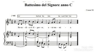 Benedici il Signore anima mia  Salmo Responsoriale Battesimo del Signore anno C [upl. by Emmye]