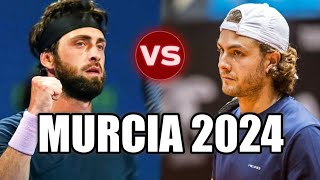 Nikoloz Basilashvili vs Marco Trungelliti MURCIA 2024 Highlights [upl. by Eniarol]