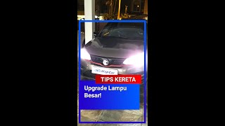 Pasang Bulb Lampu Putih Pada Kereta Anda WapCar BM  shorts [upl. by Seitz]