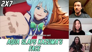 Aqua lewd slaps  Konosuba  Reaction Mashup [upl. by Chatterjee233]