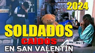 SOLDADOS CAIDOS 14 DE FEBRERO SAN VALENTIN 2024 farandulanacional [upl. by Maxentia]