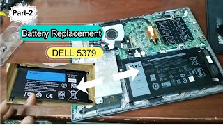 Dell Inspiron 5379 Battery Replacement [upl. by Leksehcey]