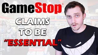 GameStop Claims It Is quotEssential Retailquot and Forces Managers to Confront Police to Avoid Closing [upl. by Ahswat571]