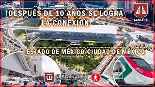 Inicia la nueva estación Santa Fe operaciones Tren El Insurgente con 2° etapa CDMX [upl. by Leahpar548]