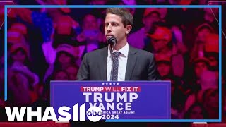 Comedian Tony Hinchcliffe calls Puerto Rico a floating island of garbage during Trump rally [upl. by Pallaton732]