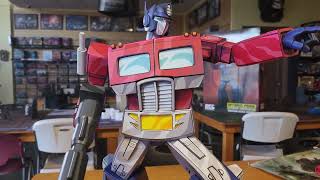 GRAND ADVENTURES UNBOXING PCS Collectables Transformers Optimus Prime Statue [upl. by Oiludbo]