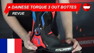 Dainese Torque 3 out Bottes  Revue  ChampionHelmetscom [upl. by Yruy]