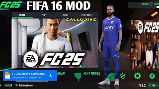 FIFA 16 MOD EA SPORTS FC 25 LITE OFFLINE COM KITS E GRÁFICOS TOP DE MAIS [upl. by Elora]