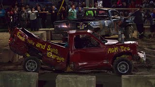 Mitchell Fair Demolition Derby 2024 Stock Trucks [upl. by Gena]