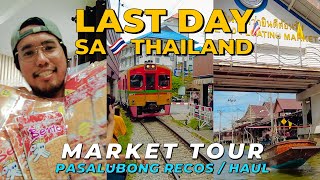 MARKET TOURS AT PASALUBONG HAUL 🇹🇭  DAMNOEN SADUAK  MEAKLONG [upl. by Livingston]