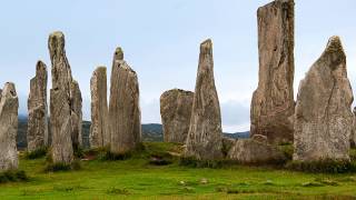 Standing stones in Callanish  or Calanais [upl. by Nesila67]