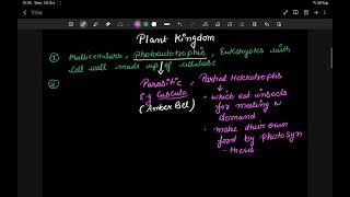 PLANT KINGDOM INTRODUCTION  NEET BOTANY  SAAR SHABDAN AND TUTORIALS [upl. by Salkcin]