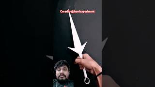 Ninja weapon 🔪papercraft craft ninja paperart ninjalover youtubeshorts [upl. by Nauqat]