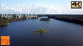 Beautifull Mazury Masuria  Poland by drone 4K [upl. by Llertnahs]