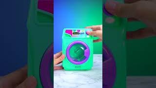 Tie Dye Rainbow Washing Machine Slime asmr [upl. by Eilsil141]