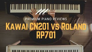 🎹 Kawai CN201 vs Roland RP701  Digital Piano Comparison amp Review 🎹 [upl. by Alisia]