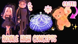 MAGICAL ENCHANTRESS SKIRT REWORK 🦇Halloween SET  MORE CONCEPTS Royale High New Ideas [upl. by Gnah]