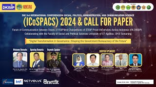 LIVE The 3rd ICoSPACS 2024 at UNTAG Semarang [upl. by Aramac]