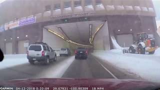 I 70 Westbound Approaching Eisenhower Tunnel 4132018 [upl. by Hulbig]