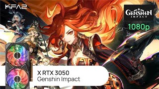 KFA2 X GeForce RTX 3050 Black  Genshin Impact  1080p Full HD разрешение [upl. by Rosenblast]