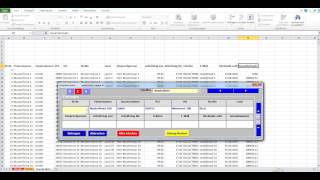 Datenbanken in Excel aus einer Eingabemaske mit Zuweisung von Datentypen erstellen Kundenliste [upl. by Esidnak333]