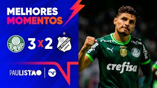 RONY FAZ GOLAÇO DA VITÓRIA DE COBERTURA E VEIGA CRAVA DUAS VEZES PALMEIRAS 3X2 INTER DE LIMEIRA [upl. by Yraunaj]