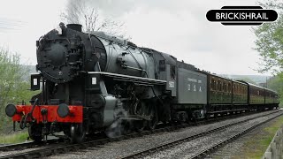 S160 5820 Big Jim and BR Standard 2MT 78022  Keighley amp Worth Valley Railway  030521 [upl. by Line]