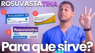 ROSUVASTATINA PARA QUE SIRVE  3 COSAS  Fácil y Rápido [upl. by Ecnerwaled]