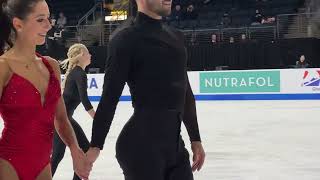 Lilah FearLewis Gibson Skate America 2024 Practice Day 2 [upl. by Robbie]