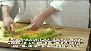 celery removing strings [upl. by Donnamarie]