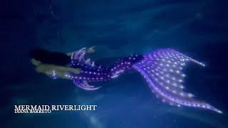 LED Silicone mermaid tail swimming to the light [upl. by Edyak]