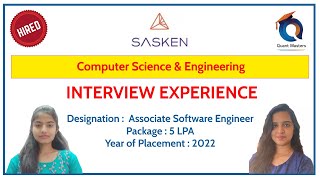 Sasken Technologies Interview Experience  2022  Designation Associate Software Engineer [upl. by Nodnol]