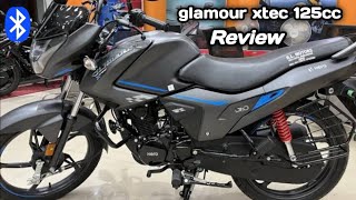 hero glamour 2024 model glamour xtec 125 Bs7latest review mileage price features 👌 [upl. by Weisberg]