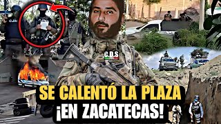 🚨¡¡SE CALENTÓ LA PLAZA Gente DEL Mayito Flaco Atacan A Convoy Del GRUPO ELITE CJNG En Zacatecas [upl. by Brine]